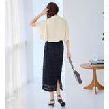 楊柳シフォンバンドカラーブラウス | alotta | 詳細画像17