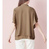 楊柳シフォンバンドカラーブラウス | alotta | 詳細画像37