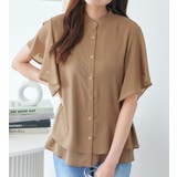 楊柳シフォンバンドカラーブラウス | alotta | 詳細画像38