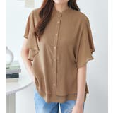 楊柳シフォンバンドカラーブラウス | alotta | 詳細画像39