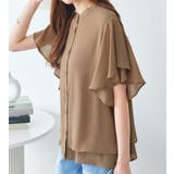 楊柳シフォンバンドカラーブラウス | alotta | 詳細画像40