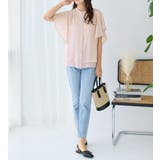 楊柳シフォンバンドカラーブラウス | alotta | 詳細画像6