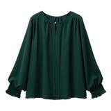 グリーン | 前後2WAYギャザーブラウス | alotta