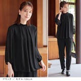 フリル衿シフォンタックブラウス | Viola e Viola | 詳細画像10 