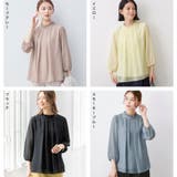 フリル衿シフォンタックブラウス | Viola e Viola | 詳細画像9 