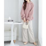 裏起毛パフ袖ゆったりパーカー       | alotta | 詳細画像2 