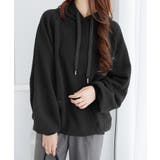 裏起毛パフ袖ゆったりパーカー       | alotta | 詳細画像27 