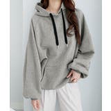 裏起毛パフ袖ゆったりパーカー       | alotta | 詳細画像32 