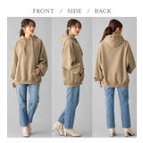 裏起毛パフ袖ゆったりパーカー       | alotta | 詳細画像42 