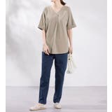 すっきりＶネックＴシャツブラウス | Viola e Viola | 詳細画像14 