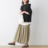 ブラック | レイヤード風パーカーチュニック | Viola e Viola