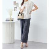 ギャザーデザインカットソーブラウス | alotta | 詳細画像14 