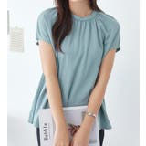 ギャザーデザインカットソーブラウス | alotta | 詳細画像3 