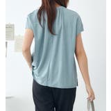 ギャザーデザインカットソーブラウス | alotta | 詳細画像4 