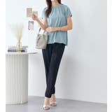 ギャザーデザインカットソーブラウス | alotta | 詳細画像5 