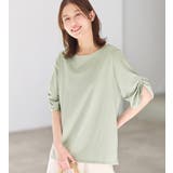 ミント | 綿100%袖タックTシャツ | Viola e Viola