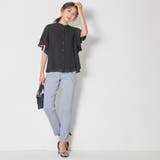 ラベンダー | 美脚ストレッチテーパードパンツ | alotta