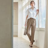モカ | 美脚ストレッチテーパードパンツ | alotta