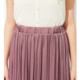 サテン素材ギャザーフレアースカート | alotta | 詳細画像11 