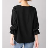 【裏起毛】キャンディースリーブハートネックブラウス | alotta | 詳細画像32 