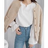 キャンディースリーブハートネックブラウス | alotta | 詳細画像9 