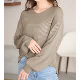 カシミヤタッチボリューム袖ニット | alotta | 詳細画像25 