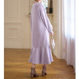 裏ファー裾フレアーゆったりワンピース   | alotta | 詳細画像19 