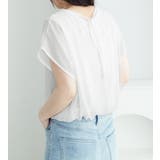 機能付インナーシフォンブラウス | alotta | 詳細画像12