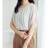 ライトグレー | 機能付インナーシフォンブラウス | alotta