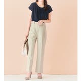 メタルパーツ付タックブラウス | alotta | 詳細画像8