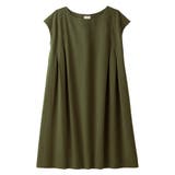 カーキ | 綿100%タック使いワンピース(ショート | Viola e Viola