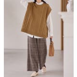 ケーブル柄ニットベスト | Viola e Viola | 詳細画像24 