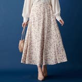 パープル花柄 | 無地＆柄アソートフレアースカート     | alotta