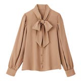 ベージュ | ボウタイデザインブラウス | alotta