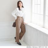 モカ | 裾スリットストレートパンツ | alotta