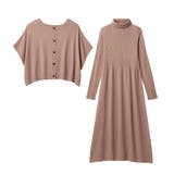 ピンクベージュ | ２点セットニットワンピース | Viola e Viola