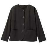 洗える!楽ちんノーカラージャケット | Viola e Viola | 詳細画像4