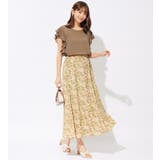 水彩柄フレアースカート | alotta | 詳細画像10 