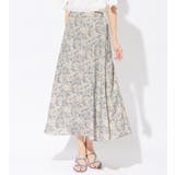 水彩柄フレアースカート | alotta | 詳細画像7 