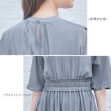 インナー付シャーリングシフォンワンピース | alotta | 詳細画像5 
