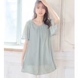 インナー付シフォンタックチュニック | alotta | 詳細画像6