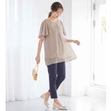 インナー付シフォンタックチュニック | alotta | 詳細画像30