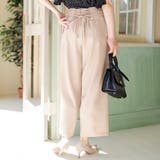 バックレースアップストレートパンツ | alotta | 詳細画像1