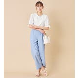 スカラップデザインキャンディー袖トップス | alotta | 詳細画像7