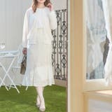 オフホワイト | パール調ボタン付サマーニットカーディガン | alotta