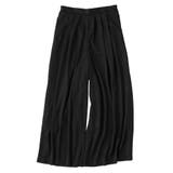 ブラック | 裏地ひんやりパンツ（クロップド丈） | Viola e Viola