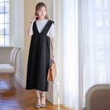 パール調デザインジャンパースカート | alotta | 詳細画像1 