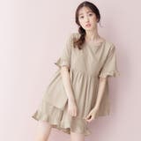 やわらかパイルギャザー切替トップス | alotta | 詳細画像7 