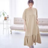 やわらかパイル裾フリルワンピース | alotta | 詳細画像10 