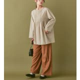 レースを添えた裾フレアーブラウス | Viola e Viola | 詳細画像3 